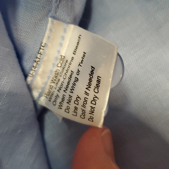 Pronto Uomo Modern Fit 100% Linen Button Down Shirt NWT The Men's Warehouse M - Picture 4 of 9